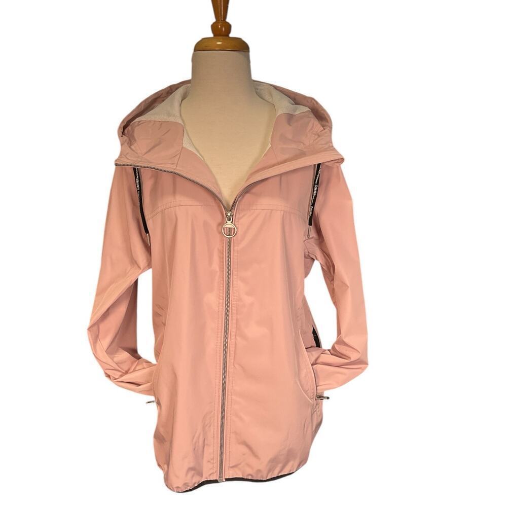 Calvin Klein Performance Womens Spectator Crossover Back Jacket Blush Large NWOT